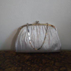 Disco Fab Metallic Lurex HL Purse/Clutch Bag/HL Purse/Metallic Purse/Disco Purse/Silver Purse/Evening Bag/Lurex Purse/Lurex Bag