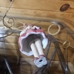 Porcelain Girl Holding Doll Ornament image 6