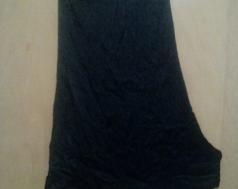 80s/90s NWT  Boho Chic Dark Green Embroidered Paisley Indian Maxi Skirt/Maxi Skirt/Paisley/Paisley Skirt/Gitana/Gypsy Skirt/Embroidered