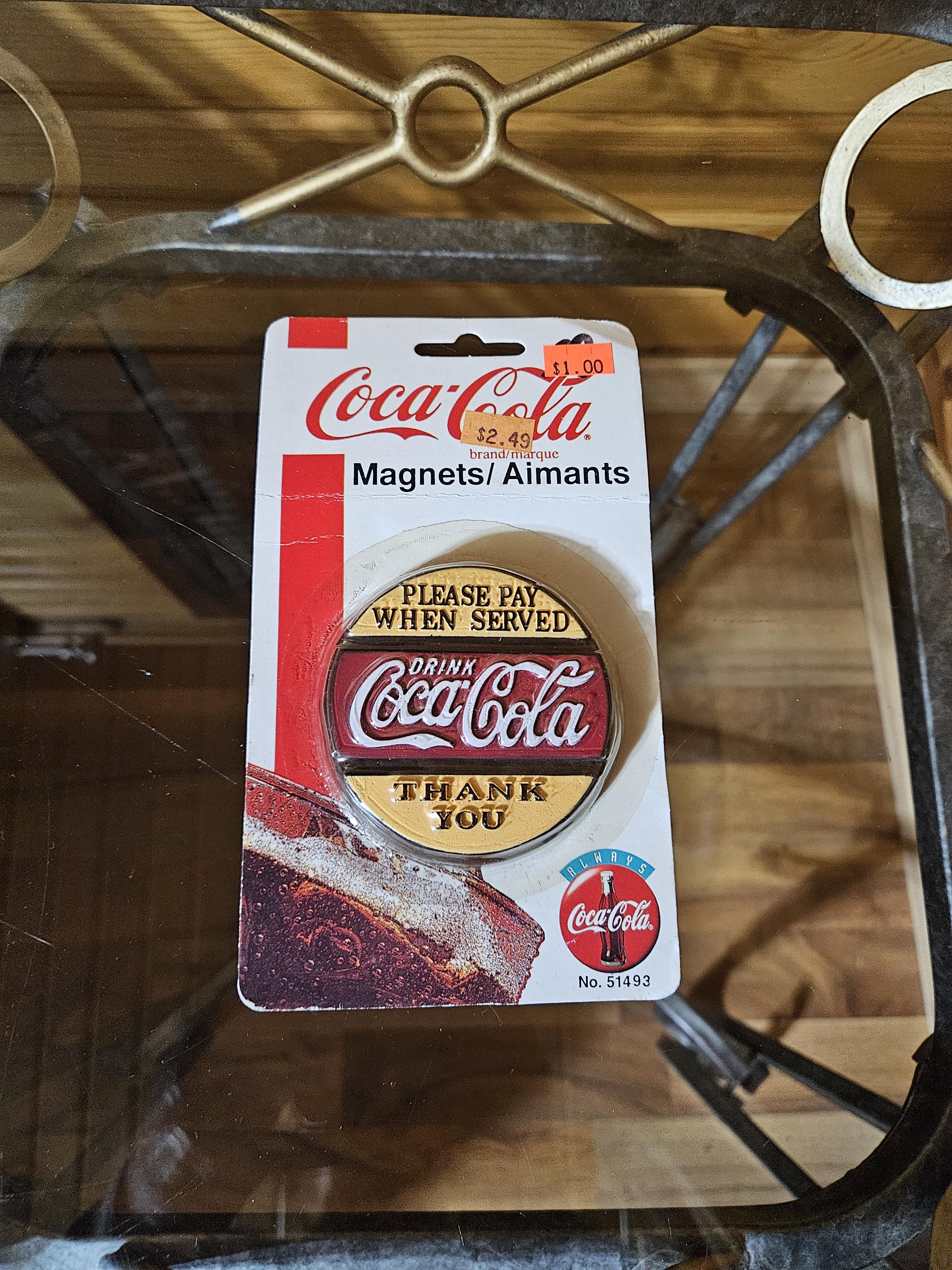 90s Coca-cola Kitchen Magnets NOS - Etsy
