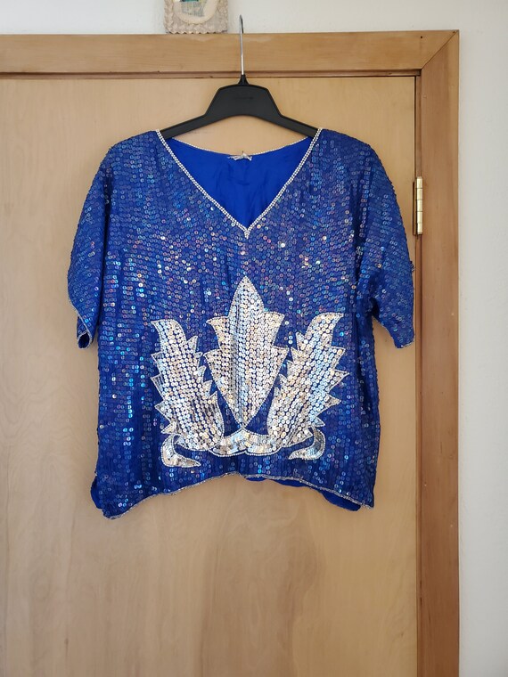 vintage sequin blouse vintage - Gem