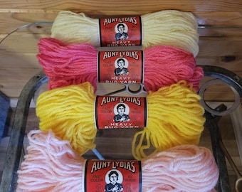 Vintage Aunt Lydia's Heavy Rug Yarn