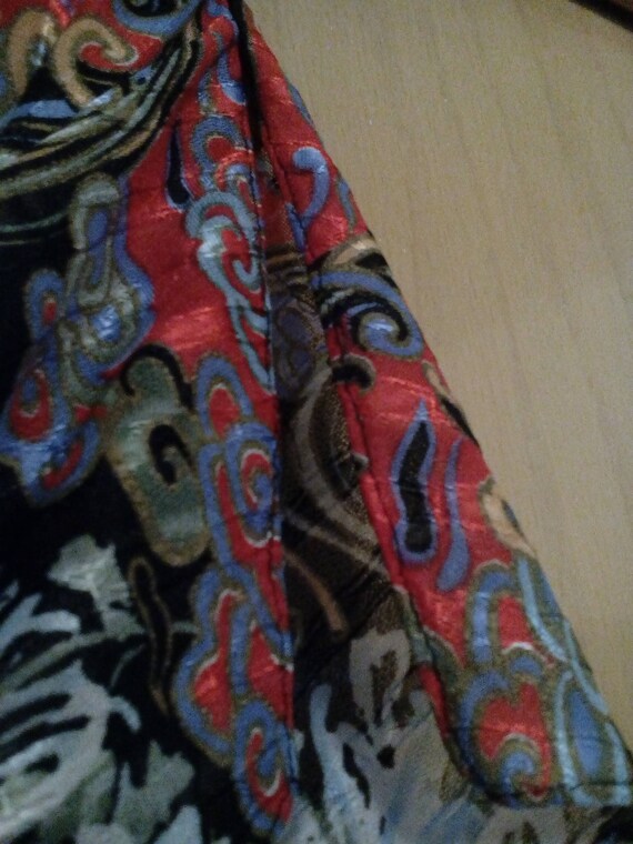 Boho Chic Dress/70s Sheer Boho Chic Flower Patter… - image 3