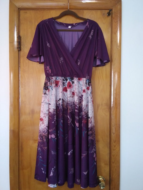 Sheer Boho Chic Floral Marilyn Monroe Style Dress/