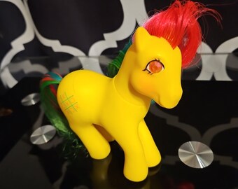 Vintage My Little Pony G1 MLP Tic Tac Toe Twinkle Eye Pony Made in Hong Kong / Twinkle Eye Pony