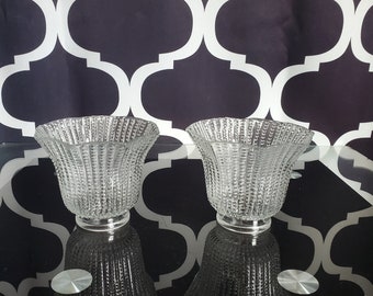 Clear Glass Hobnail Ceiling Fan Light Shade/Hobnail Glass Light Shade/Ceiling Fan Shade