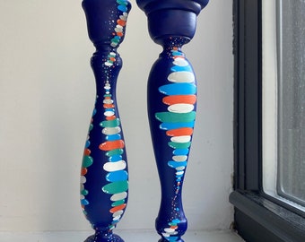 Candelabros pintados a mano (juego de 2): Artículos para el hogar inspirados en el Dr. Seuss