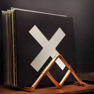 The Alpha Eurocent copper LP storage rack