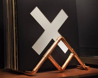 The Alpha Eurocent copper LP storage rack