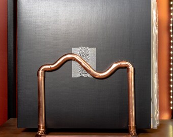 The Waveform copper vinyl rack