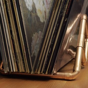 The Alpha Eurocent copper LP storage rack image 2