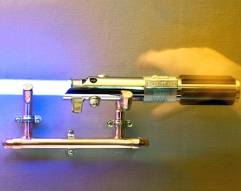 The Phi (Φ) Eurocent Copper Light Saber Stand or Wall Mount