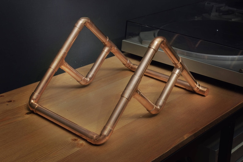 The Alpha Eurocent copper LP storage rack image 3