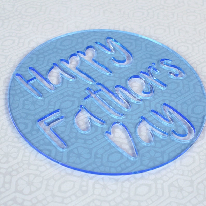 Father's Day Cake Topper Cake Stencil Cake Decoration Etsy