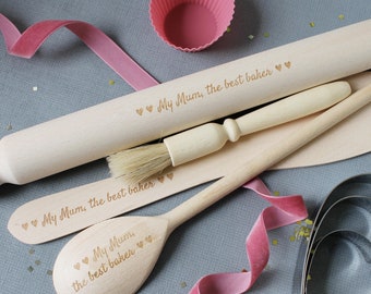 Personalised Mothers Day Gift - Mum's Baking Set - Gift for Mothers Day - Baking - Personalised Gift for Mum - Baking Supplies - Baking Tool