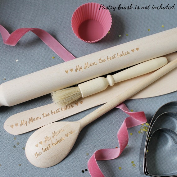 Personalised Mothers Day Gift - Mum's Baking Set - Gift for Mothers Day -  Baking - Personalised Gift for Mum - Baking Supplies - Baking Tool