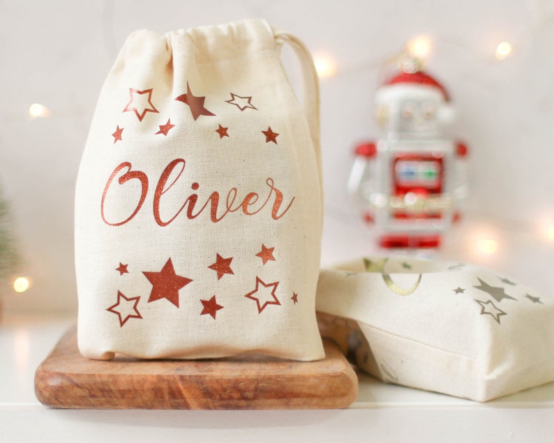 Alternative Christmas Cracker Personalised Bag Eco Etsy UK