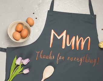 Personalised Apron - Mothers Day Apron - Baking Gifts - Birthday Gift Idea - Custom Apron - Personalized Apron - Gift for Mum - Gift for Mom