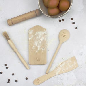 Personalised Kids Star Baker Set Personalised Baking Set Kids Baking Set Kids Gift Baking Gifts Engraved Utensils Baking Kit image 4