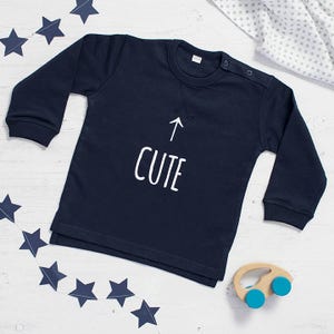 Child's Motif Jumper Cute Sweatshirt Slogan Jumper Cute Sweater Baby Sweatshirt Child Sweatshirt Cute Sweatshirt Kidswear image 2