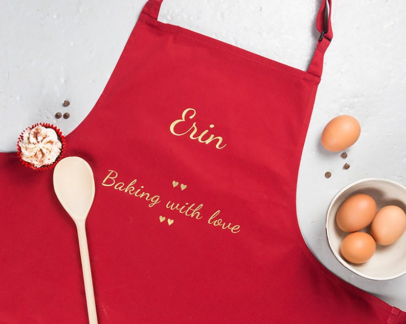 Personalised Apron Apron Baking Gifts Birthday Gift Idea Etsy UK