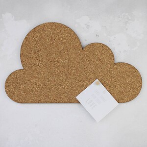 Cloud Cork Memo Board Cork Pin Board Cork Notice Board Memoboard Cloud Notice Board Cloud Cork Pin Board Cloud Memoboard image 3