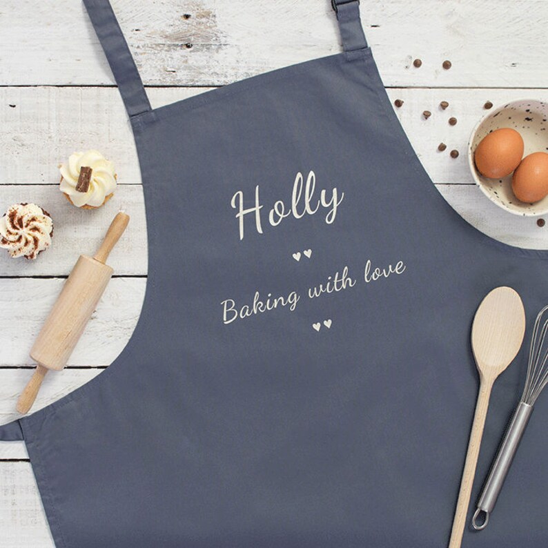 Personalised Apron Apron Baking Gifts Birthday Gift Idea Etsy UK