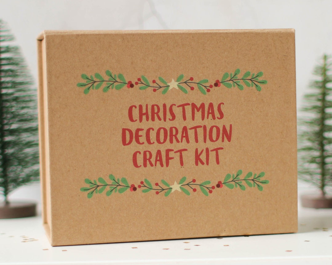 Christmas Decoration Craft Kit Make Your Own Christmas Bauble Tree ...