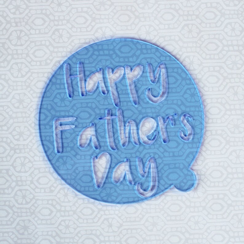 Father's Day Cake Topper Cake Stencil Cake Decoration Etsy