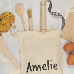 Personalised Baking Set - Kids Baking Set - Kids Gift - Baking Gifts - Engraved Utensils - Baking Kit- Personalised Gift - Baking Supply