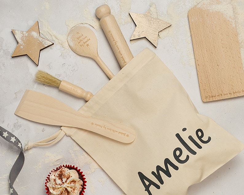 Personalised Baking Set Kids Baking Set Kids Gift Baking Etsy UK