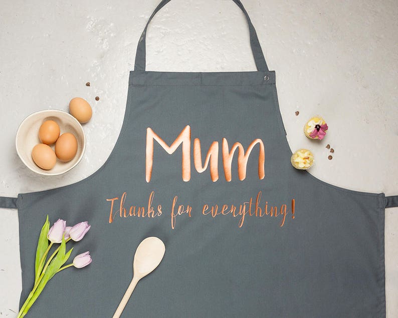 Mum Apron Personalised Mum Apron Mothers Day Apron Etsy