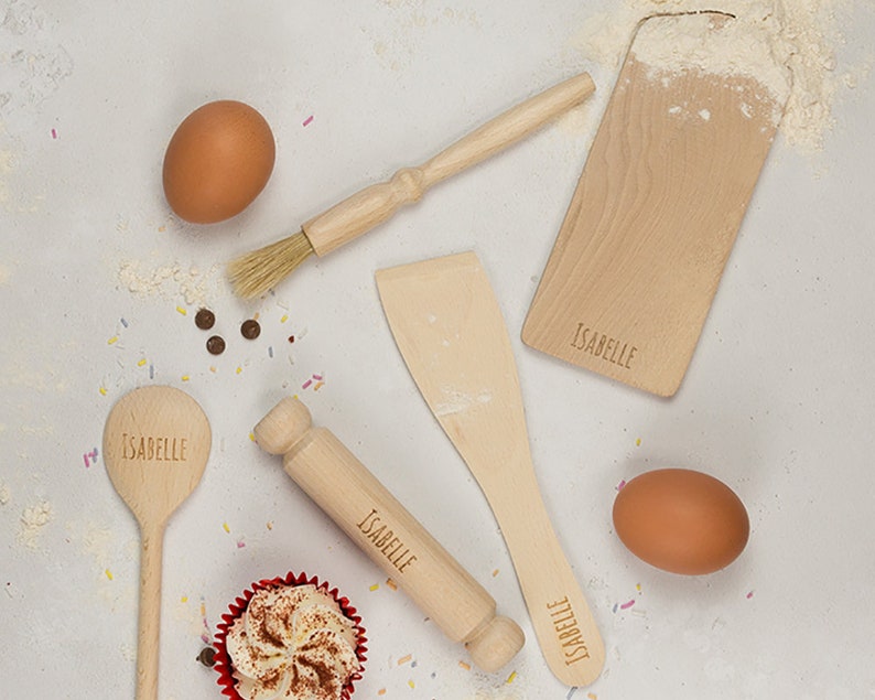 personalised childrens baking set