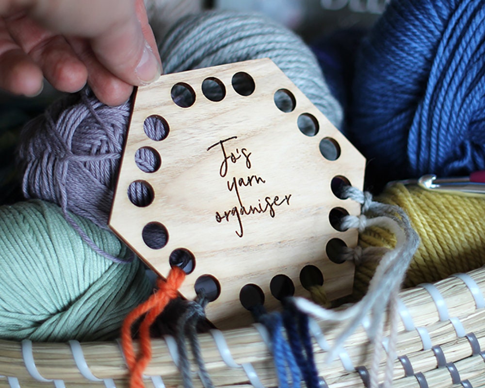 I Knit so I Don't Hurt People Knitting Organiser, Funny Knitting Gift,  Knitting Bag, Knitting Storage, Wool Storage, Yarn Storage 