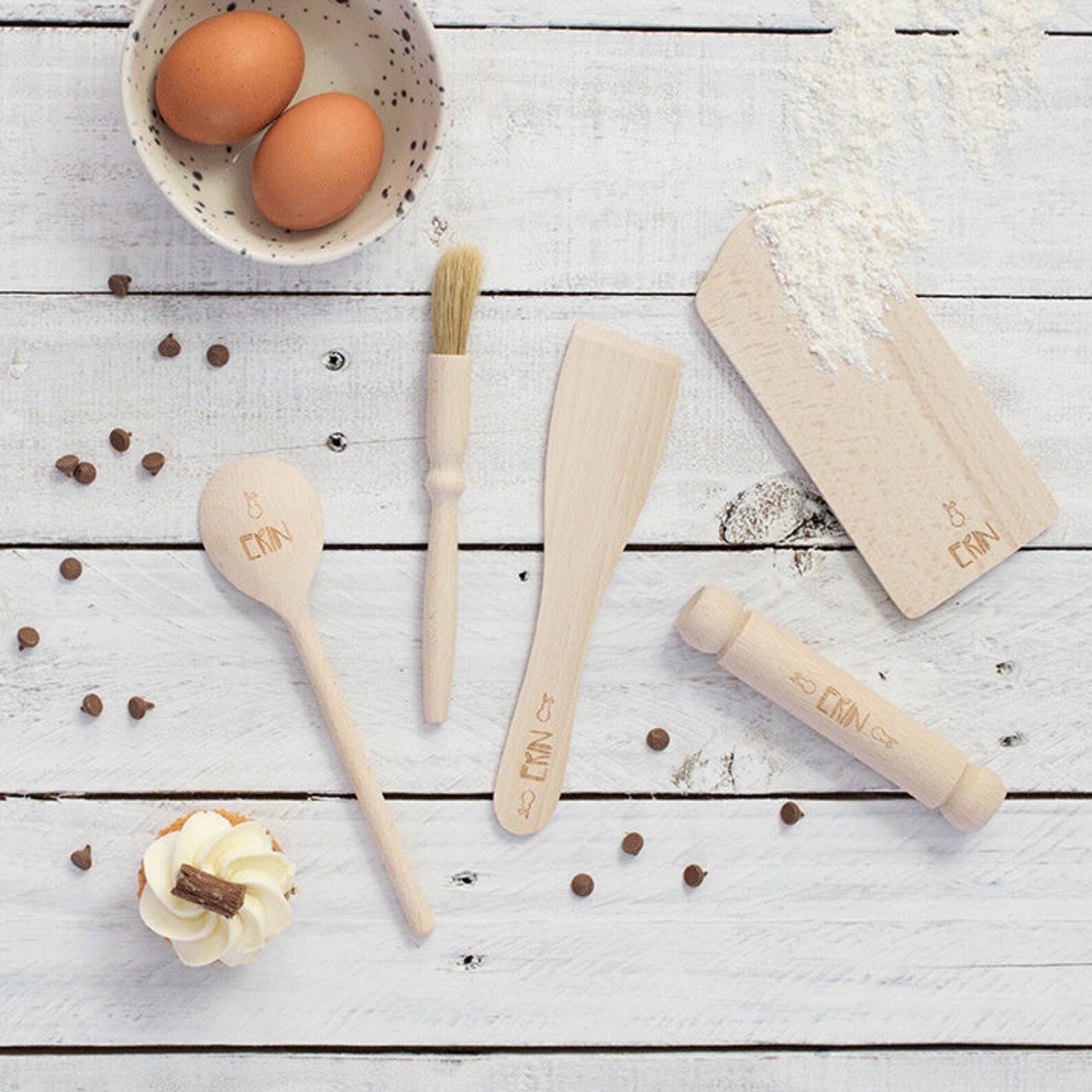 Personalised Childrens Baking Set Baking Utensils Engraved Etsy UK