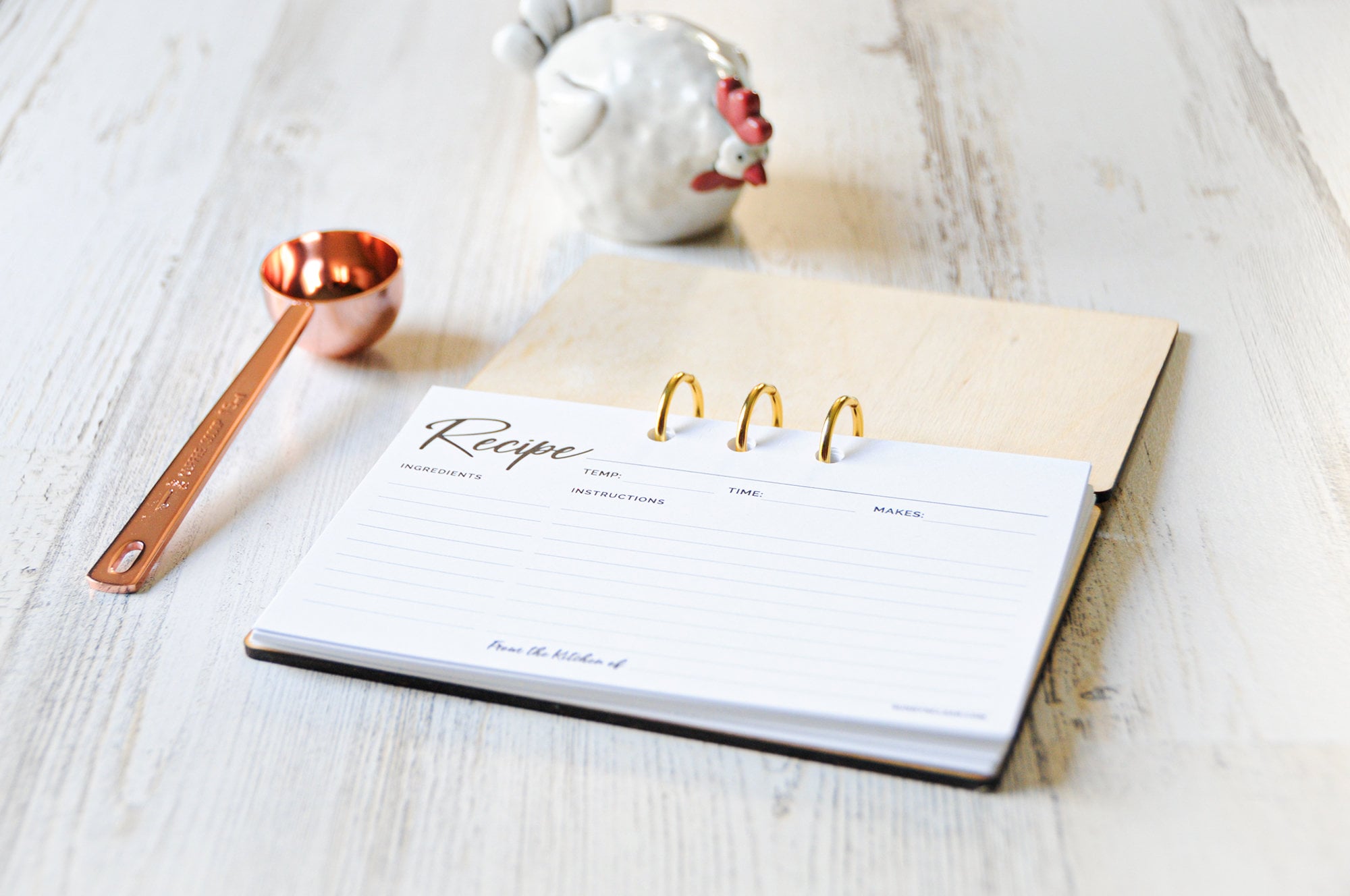 Happy Camper Recipe Card Binder Personalize Recipe Binder Etsy