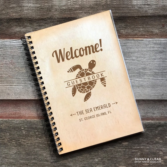 Beach House Guest Book: Welcome Guest Book for vacation home
