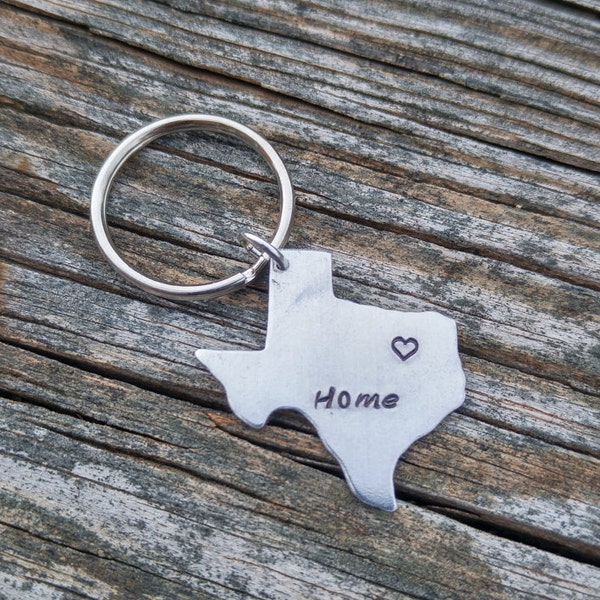 Personalized Texas Keychain | Custom Map Keychain | Personalized Texas Keychain | Custom State Keychain