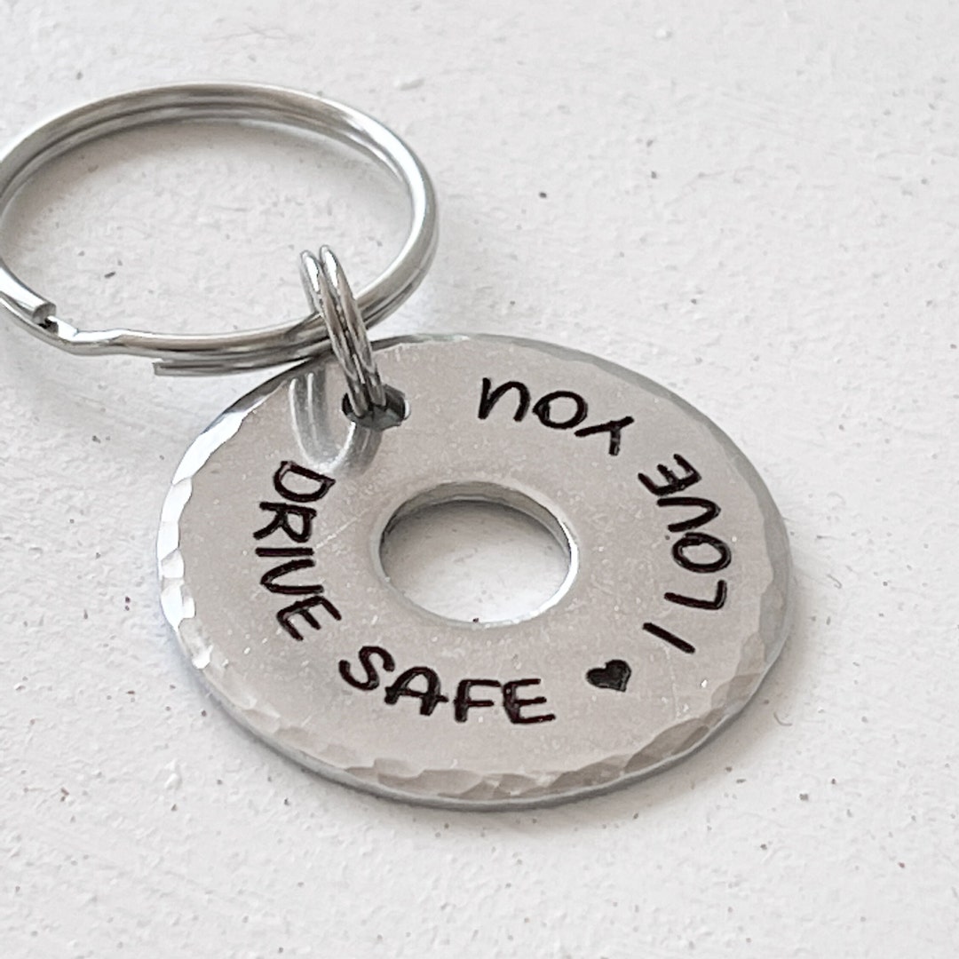 Personalized Keychain Personalized Engraved Round Steel Keychain Custom ...