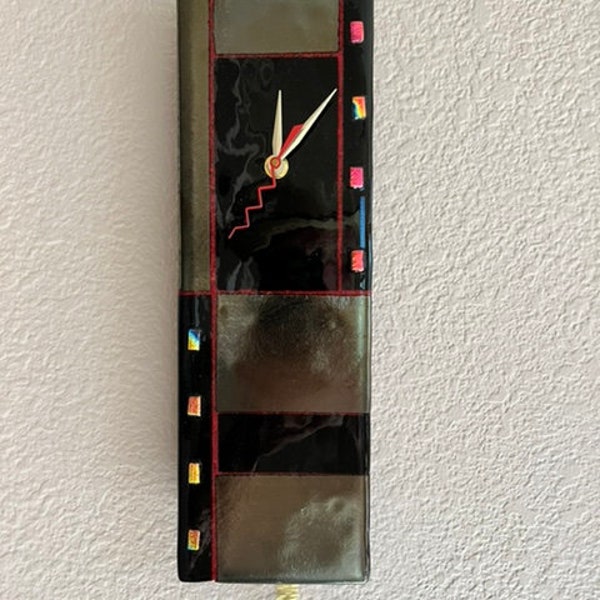Vertical Wall Clock Etsy