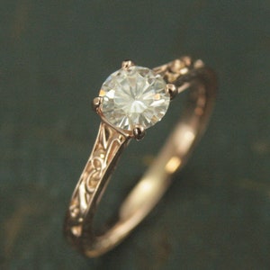 Rose gold engagement cheap rings under 1000