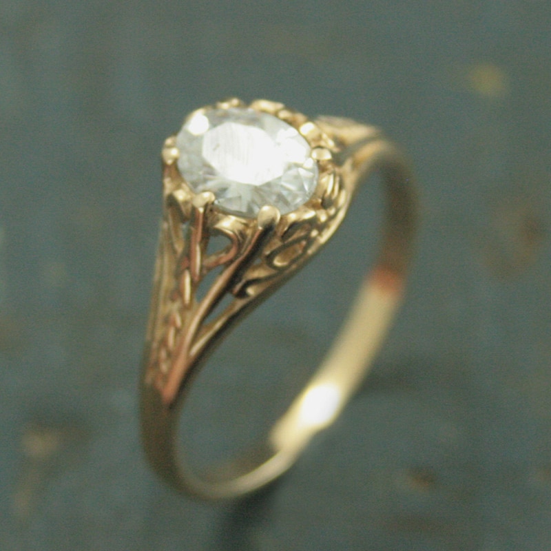 Antique Victorian Engagement Ring - Etsy