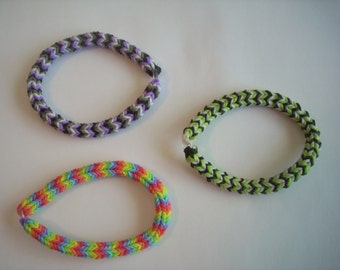 Quadfish Rainbow or Pride Bracelet (trans, bisexual, asexual, etc.)