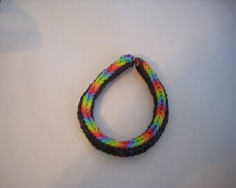 Double Cross Rainbow Bracelet