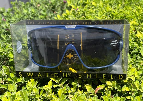 1980s, Vintage, Swatch Shield, Sunglasses With Fog Stop Lenses in Yellow, Red, Blue, White, Translucent Pink. - Etsy 1980s, Vintage, Swatch Shield, Sunglasses With Fog Stop Lenses in Yellow, Red, Blue, White, Translucent Pink. - Etsy