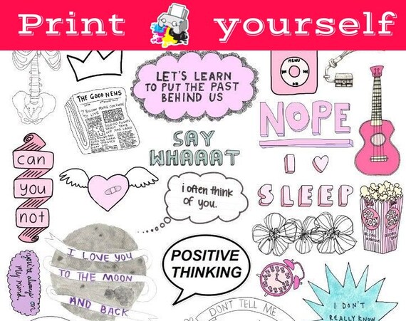 Set,117 Mockup Printable Tumblr Stickers Stickers Set Of Set,117 Mockup Printable Tumblr Stickers Stickers Set Of
