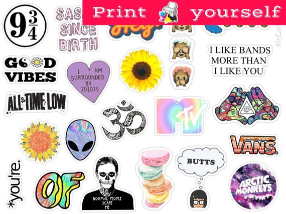 Set,123 Mockup Printable Tumblr Stickers Stickers Set Of Set,123 Mockup Printable Tumblr Stickers Stickers Set Of