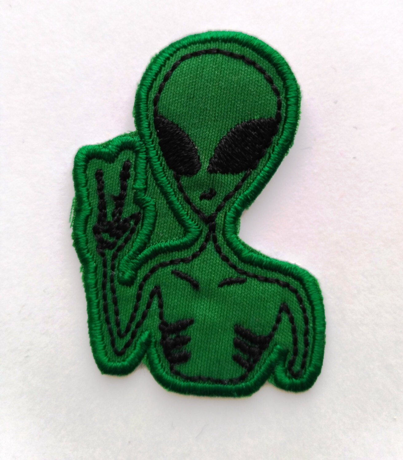 Patch 6. Alien Patch. Tumblr patches Embroidered Iron On | Etsy