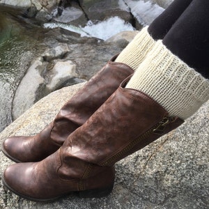 Knitting Pattern Boot Cuffs THE CONCORD Boot Socks