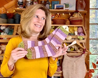 Magic Heel Socks Easy Knitting Pattern for Women's Socks